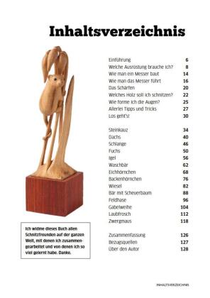 Waldtiere schnitzen