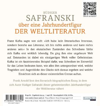 Kafka. Um sein Leben schreiben.,1 Audio-CD, 1 MP3 
