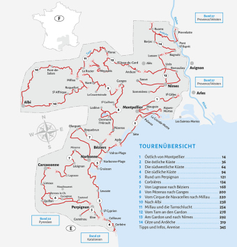 Entdeckertouren mit dem Wohnmobil Languedoc-Roussillion