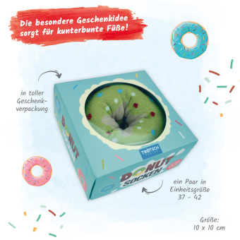 Trötsch Donut Socken grün