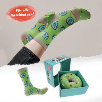 Trötsch Donut Socken grün