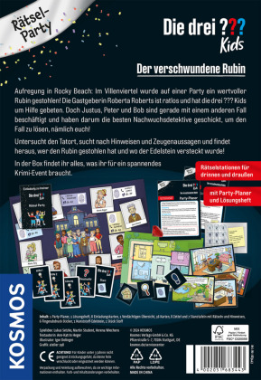 Rätsel-Party: Die drei ??? Kids - Jagd nach dem Rubin
