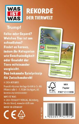 WAS IST WAS Trumpf: Rekorde der Tiere