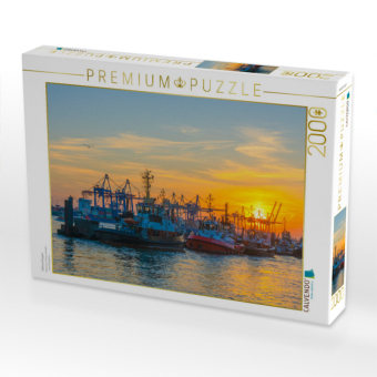 CALVENDO Puzzle Hafenschlepper | 2000 Teile Lege-Größe 90x67cm Foto-Puzzle für glückliche Stunden