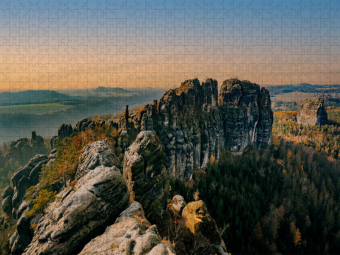 CALVENDO Puzzle Schrammsteinaussicht | 2000 Teile Lege-Größe 90x67cm Foto-Puzzle für glückliche Stunden