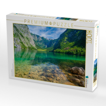 CALVENDO Puzzle Sommer am Obersee | 1000 Teile Lege-Größe 64x48cm Foto-Puzzle für glückliche Stunden
