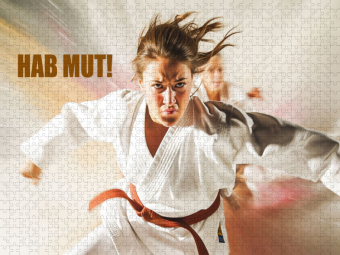 CALVENDO Puzzle Mut | 2000 Teile Lege-Größe 90x67cm Foto-Puzzle für glückliche Stunden
