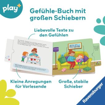 Play+ Mein erstes Schiebebuch Gefühle - ab 18 Monate