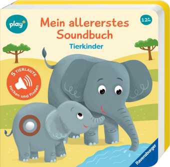 Play+ Mein allererstes Soundbuch Tierkinder - ab 12 Monate