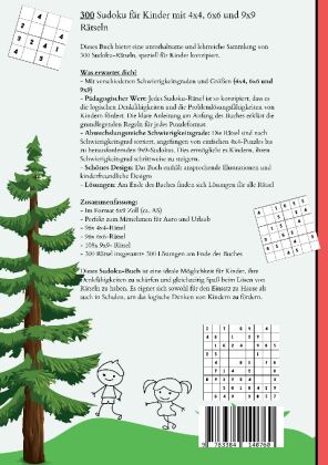 Sudoku Kids- 300 Sudoku für Kinder ab 6-8 Jahren
