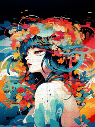 CALVENDO Puzzle Sakura | 1000 Teile Lege-Größe 64x48cm Foto-Puzzle für glückliche Stunden
