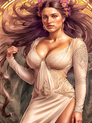 CALVENDO Puzzle Yolandas neues Kleid ist eine Tunika neu in der Premiumausführung. | 1000 Teile Lege-Größe 64x48cm Foto-Puzzle für glückliche Stunden