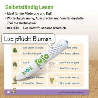 Lesen mit Rico Schnabel, Heft 4: Vom Satz zum Text - silbierte Ausgabe, für BOOKii®