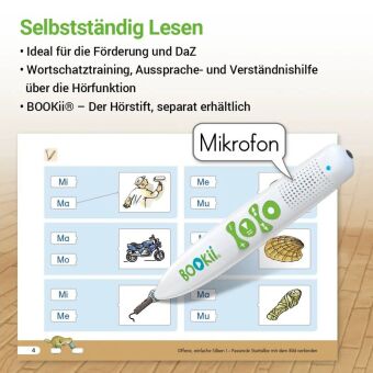Lesen mit Rico Schnabel, Heft 1: Silben - für BOOKii®