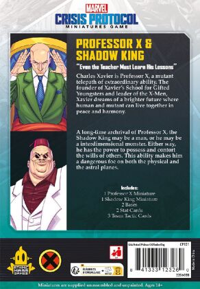 Marvel: Crisis Protocol - Professor X & Shadow King