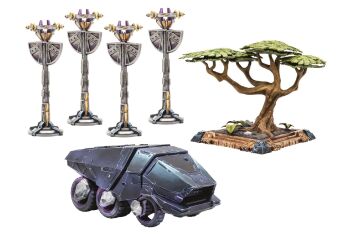 Marvel: Crisis Protocol - Kingdom of Wakanda Terrain Pack (Geländeset Königreich Wakanda)