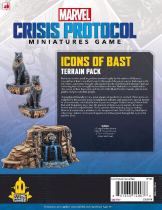 Marvel: Crisis Protocol - Icons of Bast Terrain Pack (Geländeset Ikonen von Bast)