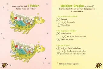 Die Olchis. Puzzle im Buch. Feuerstuhl. 300 Teile, Format 48 x 24 cm