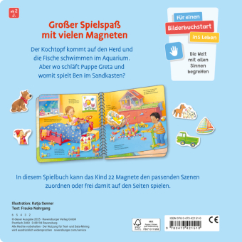Mein großes Magnetbuch - Was gehört zusammen?