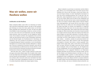 Resilienz - Zwischen Coach und Couch