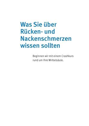 9 erfolgreiche Strategien gegen Rückenschmerzen