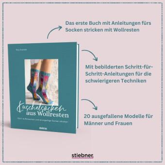 Kuschelsocken aus Wollresten