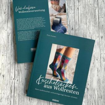 Kuschelsocken aus Wollresten