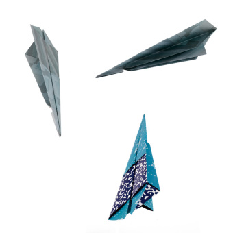 Langstrecken-Papierflieger mit Katapult