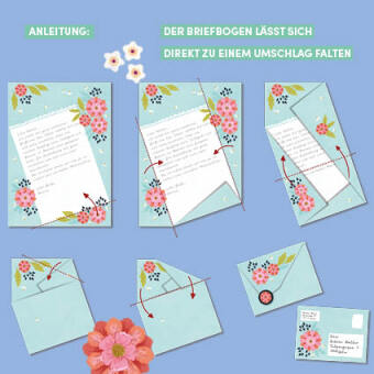 Post für dich. Blumen