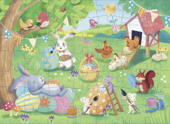 Mein buntes Mini-Puzzle - Endlich Ostern!