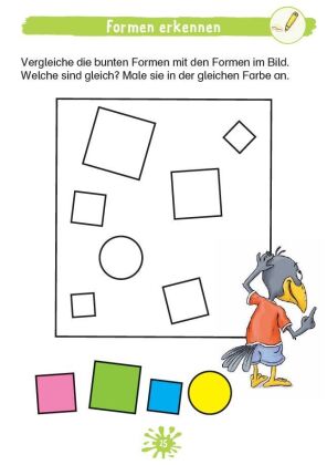 Mein superdicker Kindergartenblock mit Rabe Linus