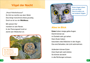 WAS IST WAS Erstes Lesen easy! Band 17. Tiere in der Nacht