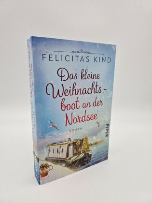 Das kleine Weihnachtsboot an der Nordsee