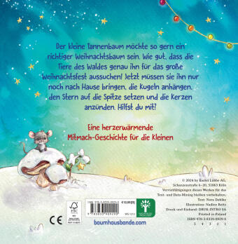 Der kleine Tannenbaum feiert Weihnachten