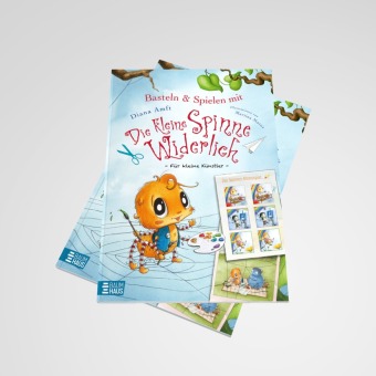 Basteln & Spielen mit Die kleine Spinne Widerlich - Für kleine Künstler
