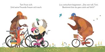 Toni & Lou. Toni lernt Rad fahren
