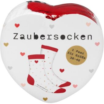 Zaubersocken Motiv "Herzensmensch"