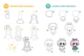 300 Motive zeichnen - Manga 