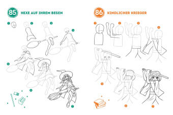 300 Motive zeichnen - Manga 