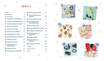 24 x Basteln mit Kindern - Weihnachtliche Projekte für Kindergarten und Vorschule (Dekorieren, Verschenken, Naschen)