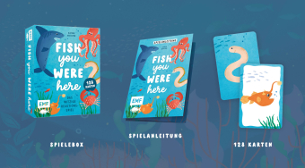 Kartenspiel: Fish you were here - Das witzige Reaktionsspiel