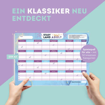 Stadt, Land, New Adult - Der Spieleklassiker für Fans von Enemies to Lovers bis Second Chance