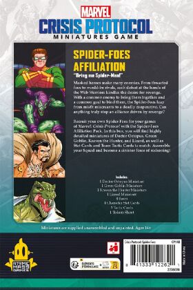 Marvel: Crisis Protocol  Spider-Foes Affiliation Pack
