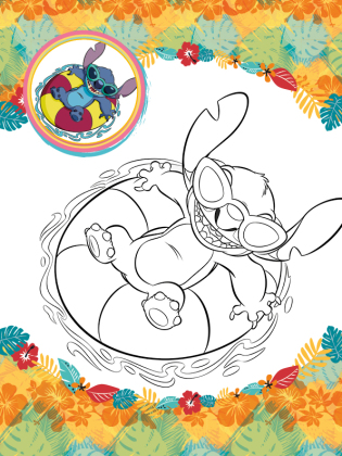 Disney Stitch: Mein großer Malspaß