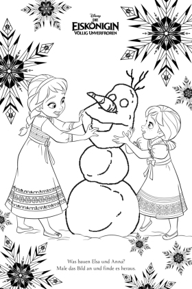 Disney Die Eiskönigin: Magischer Malspaß: Entdecke verborgene Motive!