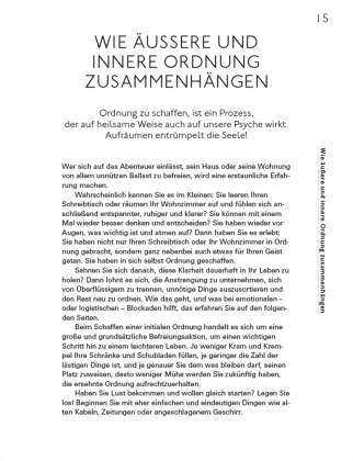 Ordnung für immer