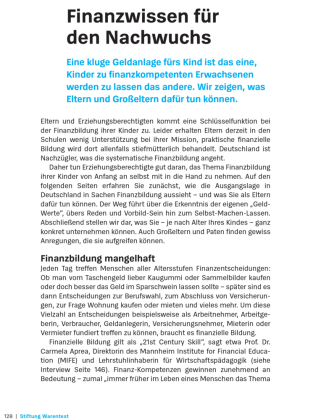 Geld anlegen für Kinder