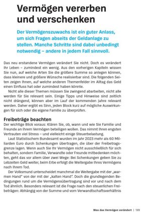 Vermögen geerbt, was nun?