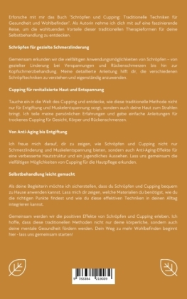 Schröpfen und Cupping: Traditionelle Techniken für Gesundheit und Wohlbefinden (Praktische Tipps & effektive Techniken für Anti-Aging, Entgiftung, Immunstärkung, Muskelentspannung & Schmerzlinderung)