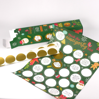 Weil du einzigartig bist - Der Rubbel-Adventskalender für Mädchen